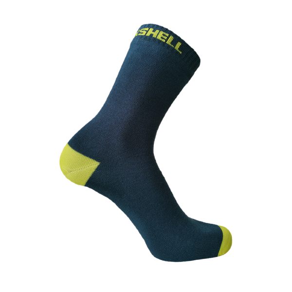 Водонепроницаемые носки DexShell Ultra Thin Crew синий/желтый