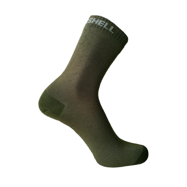 Водонепроницаемые носки DexShell Ultra Thin Crew оливковый/зеленый