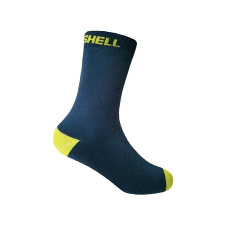 Уцененный товар Водонепроницаемые детские носки DexShell Ultra Thin Children Socks синий/желтый S (16-18 см)(В зип пакете)