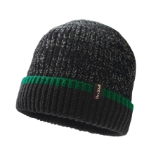 Уцененный товар Водонепроницаемая шапка Dexshell Cuffed Beanie черный/зеленый L/XL (58-60 см)(в зип.пакете только шапка)