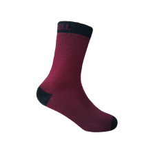 Водонепроницаемые детские носки DexShell Ultra Thin Children Socks бордовый/черный