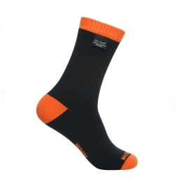 Водонепроницаемые носки Dexshell Thermlite черный/оранжевый (размер XL (47-49))