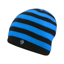 Водонепроницаемая детская шапка DexShell Children Beanie Stripe синий/черный