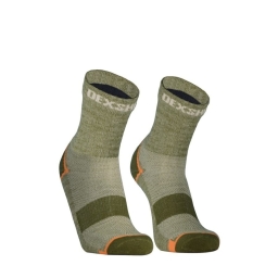 Водонепроницаемые носки DexShell Terrian Walking Ankle зеленый/серый/оранжевый/белый M (39-42) (размер M (39-42))