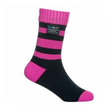 Уцененный товар Водонепроницаемые детские носки DexShell Waterproof Children Socks розовый/черный S (16-18 см)(Витрин. образец)