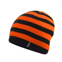 Водонепроницаемая детская шапка DexShell Children Beanie Stripe оранжевый/черный